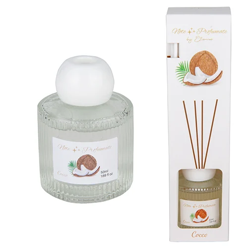 ETM Aroma Diffusore Cocco 50 ml – Bastoncini Profumatori