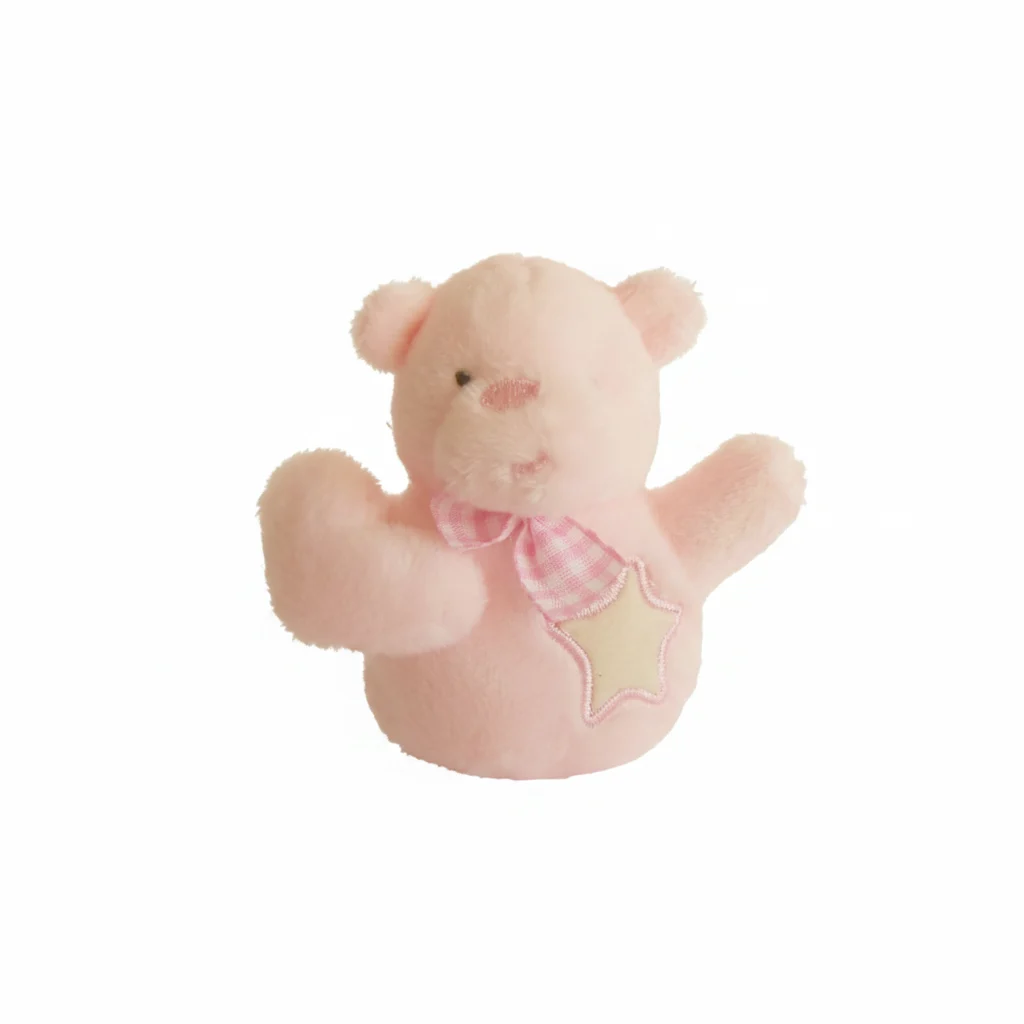 Etm Etstar Peluche Orso Rosa 12 cm Bomboniere