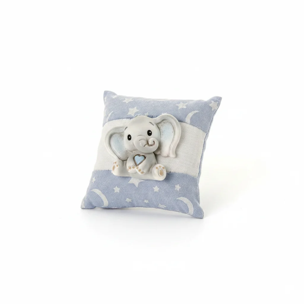 Etm Neve Sacchetto Cuscino Cotone Cielo Elefantino 9 cm