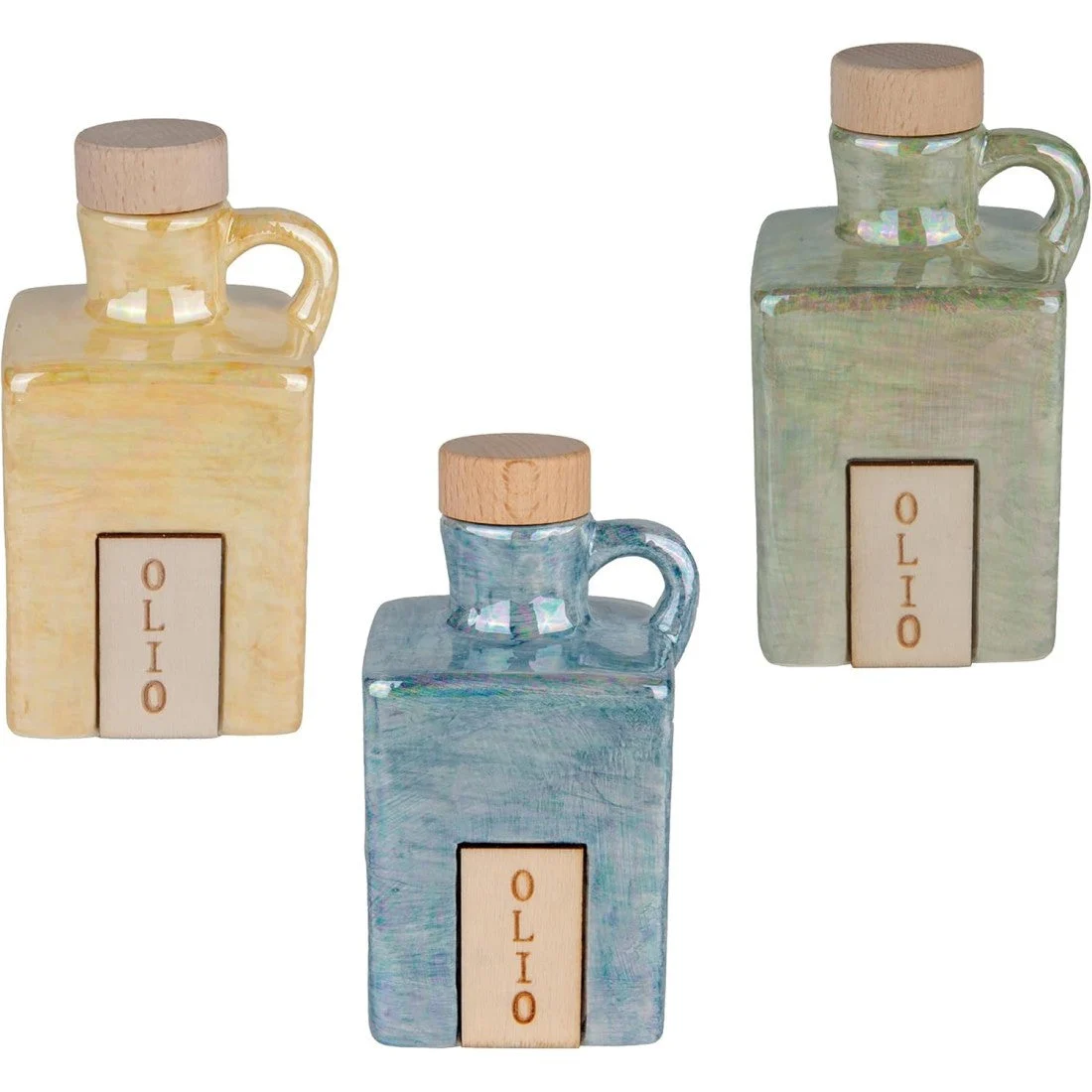 ETM Shine Oliera Cubo Porcellana H 11,5 cm 170 ml