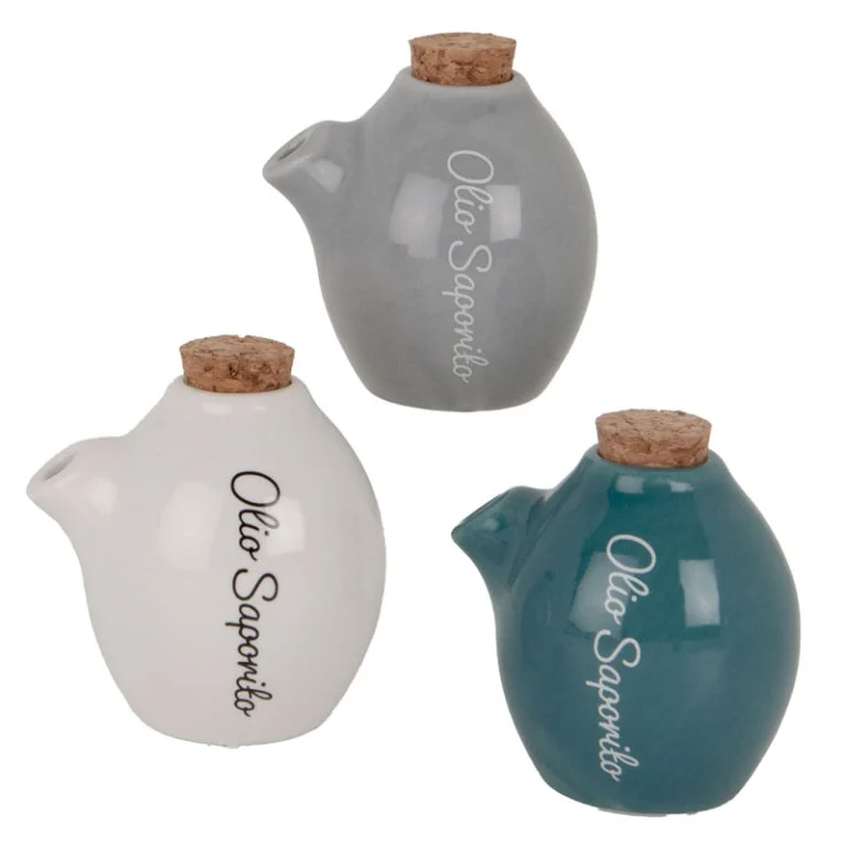 Etm Style Mini Oliera Ceramica Decorata Assortita