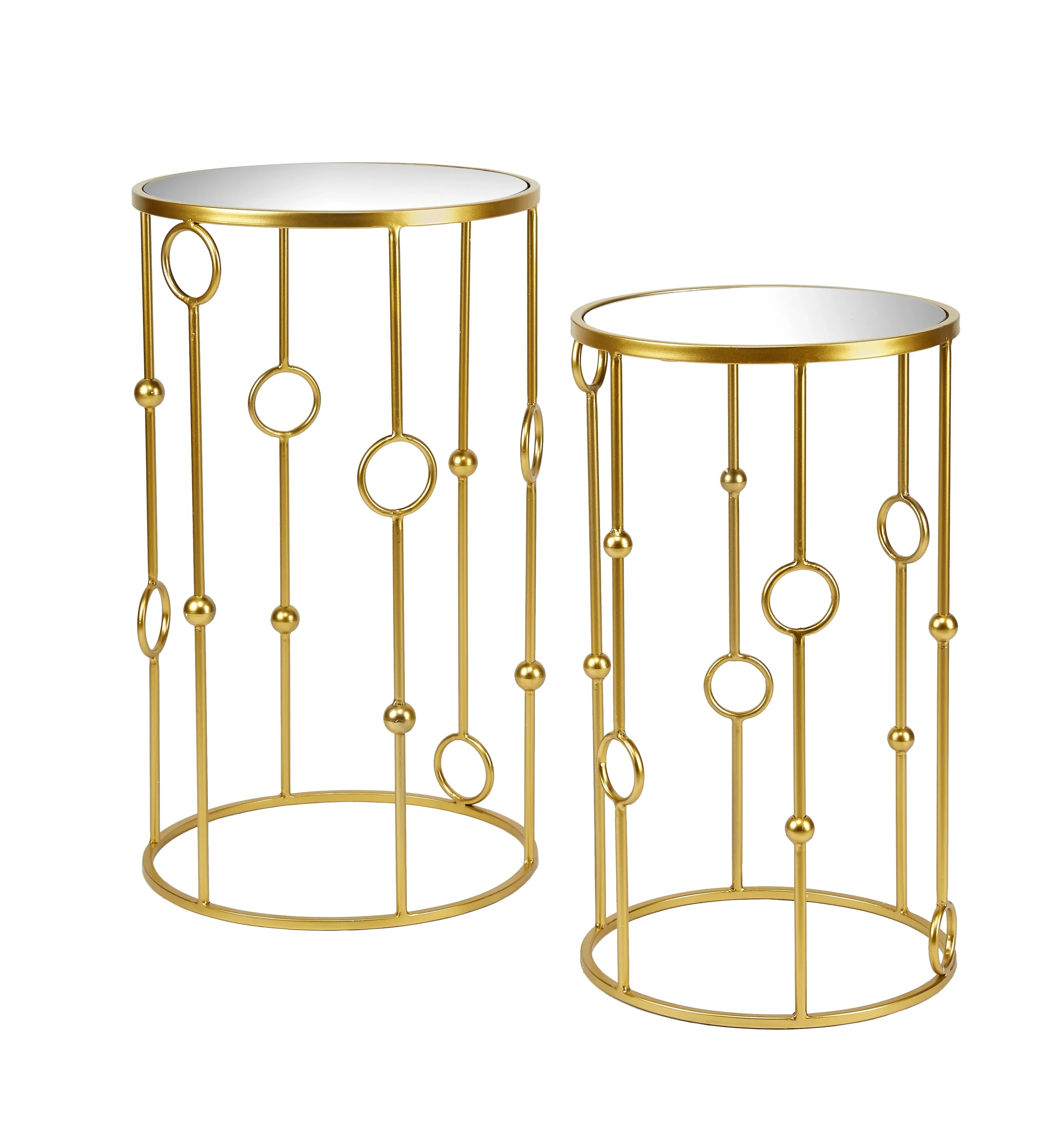immagine-1-fade-fade-set-2-tavolini-malibu-orione-38-x-66-cm-33-x-58-cm-oro-ean-8016175574248.webp Fade Set 2 Tavolini Malibu Orione 38 x 66 Cm 33 x 58 Cm Oro