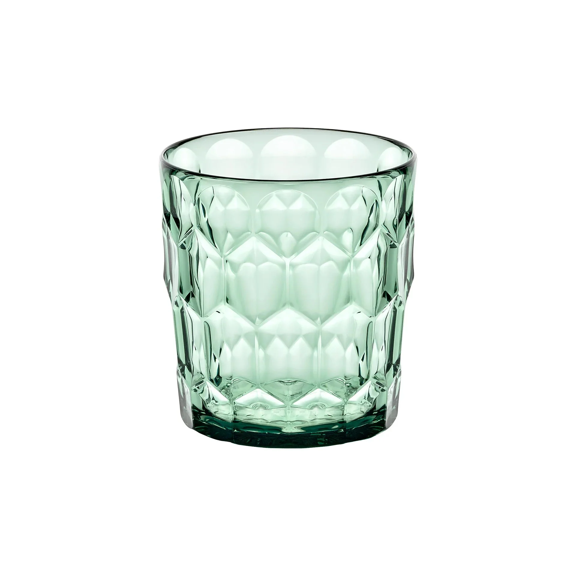GUZZINI Bicchiere Basso Decoro 3 Vanity Bio-Based D 8,5 Cm 360 Cc Verde