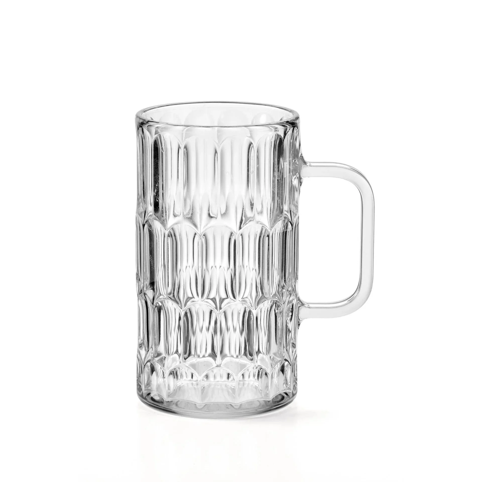 GUZZINI Bicchiere Birra “Vanity” 590 ml in Cristallo Acrilico Trasparente – Calice Resistente Design Elegante