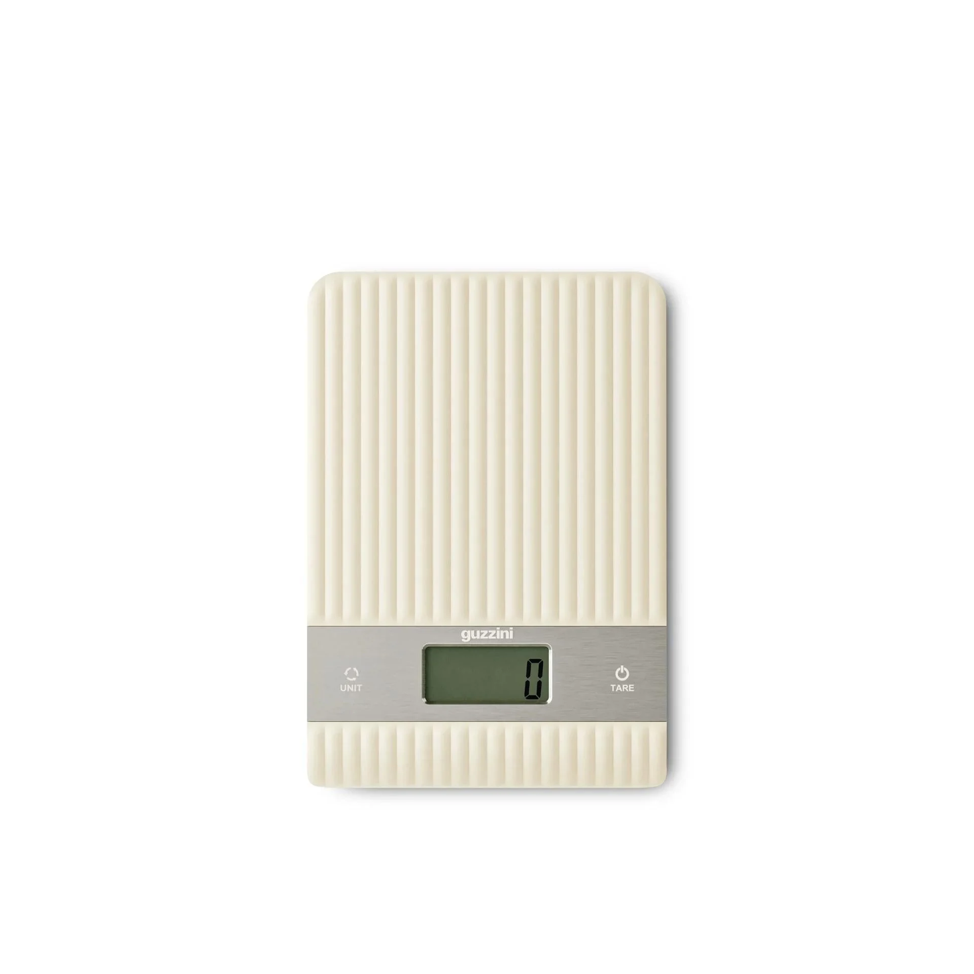 GUZZINI Bilancia da Cucina Digitale Sous Chef Crema – Bilancia Elettronica Precisa Design Moderno
