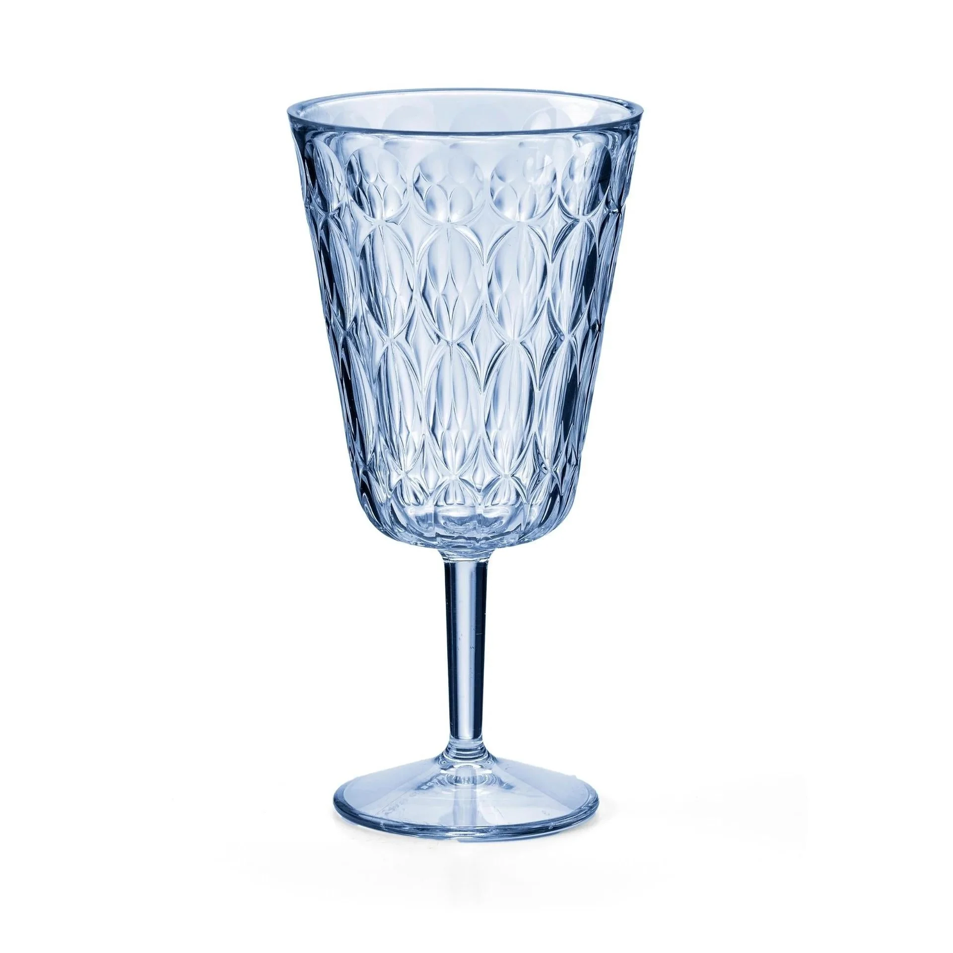 GUZZINI Calice “Vanity” 330 Ml in Cristallo Acrilico Blu – Bicchiere Elegante e Resistente per Tavola