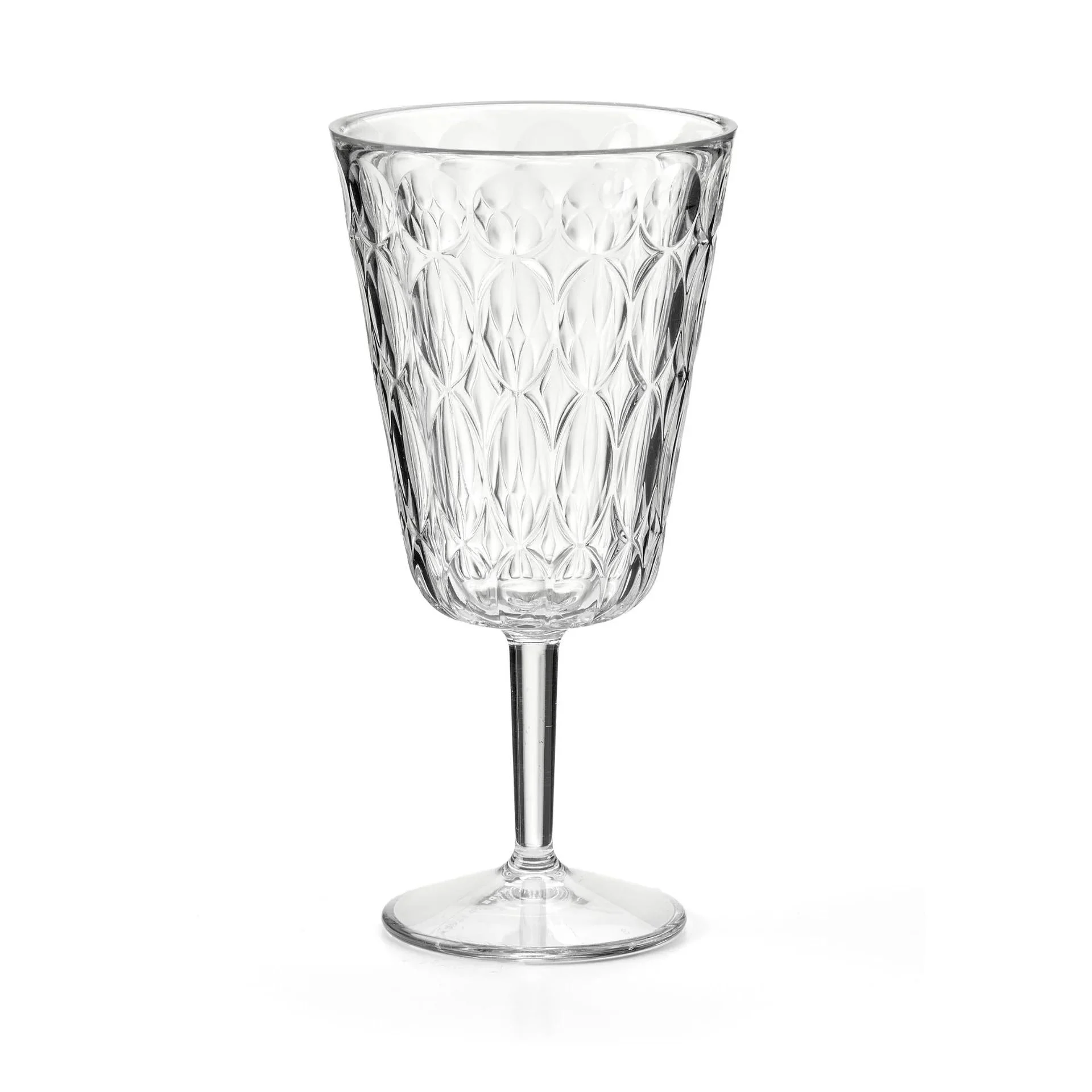GUZZINI Calice “Vanity” 330 Ml in Cristallo Acrilico Trasparente– Bicchiere Elegante e Resistente per Tavola