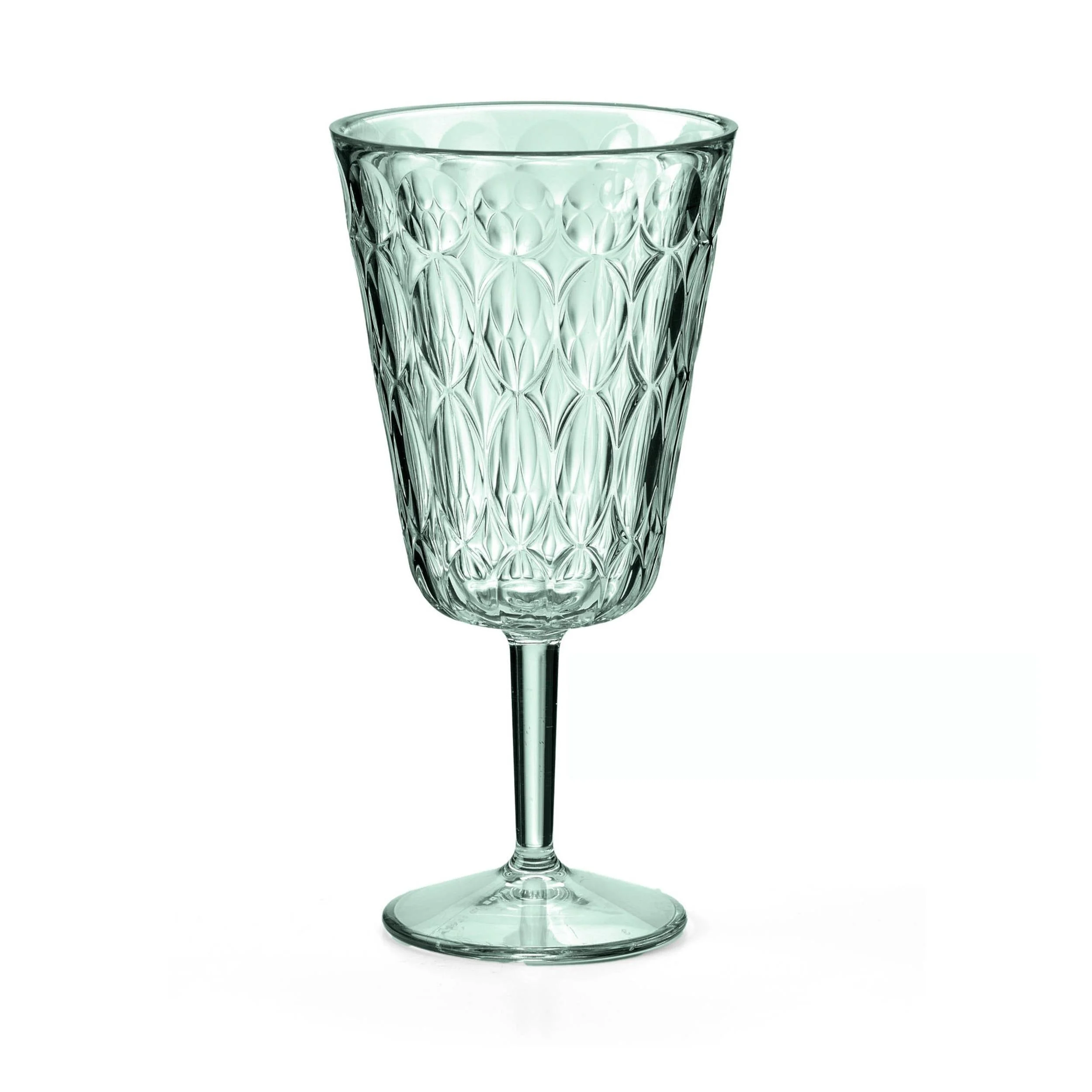 GUZZINI Calice “Vanity” 330 Ml in Cristallo Acrilico Verde– Bicchiere Elegante e Resistente per Tavola