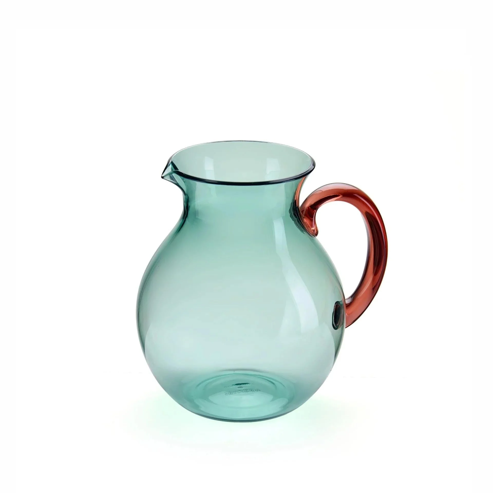 GUZZINI Caraffa “Balloon” 2 Lt in Plastica a Base Biologica Verde – Caraffa Leggera e Pratica per Cucina e Tavola