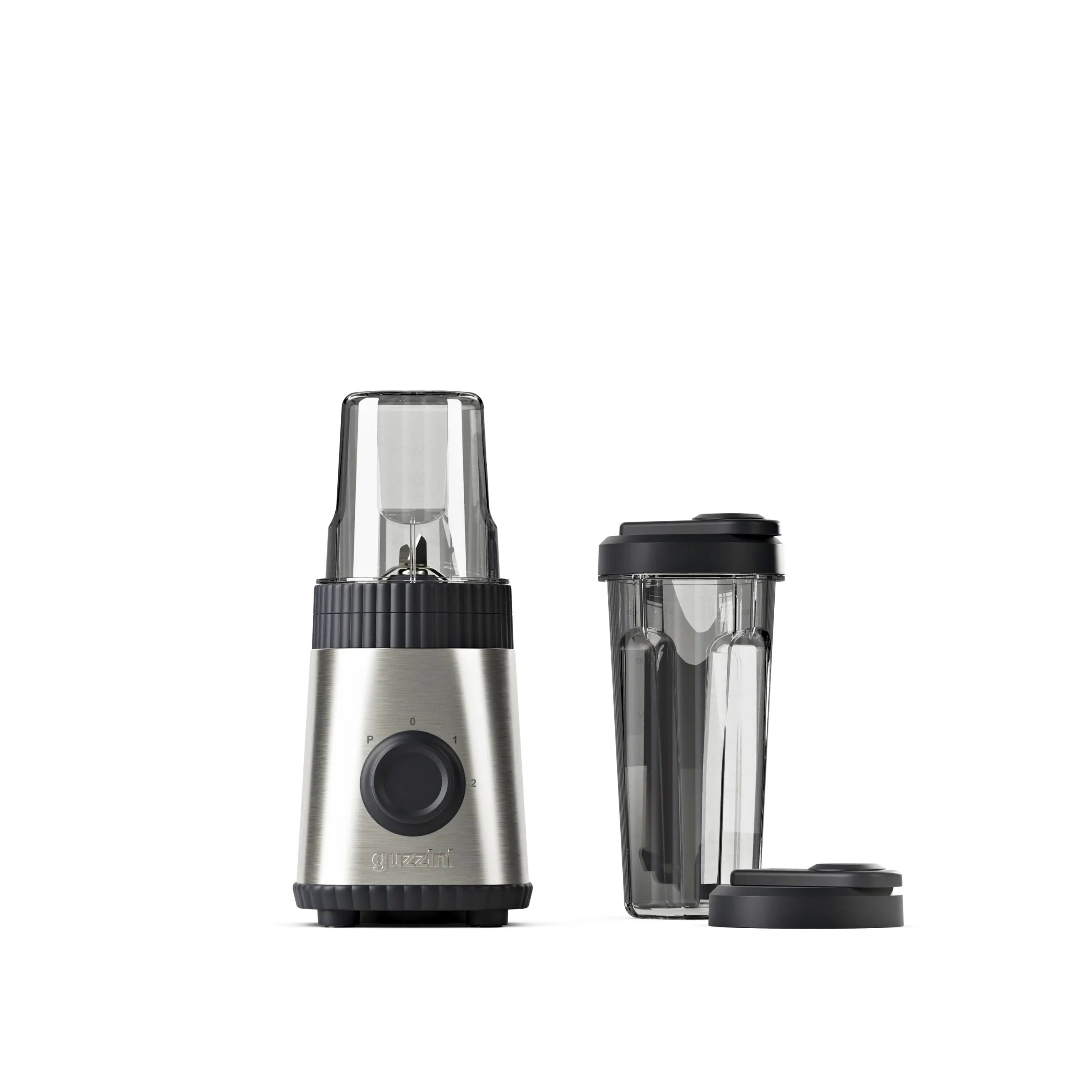 GUZZINI Frullatore Portatile On The Go Sous Chef Antracite – Blender Compatto con Bicchiere Design Moderno