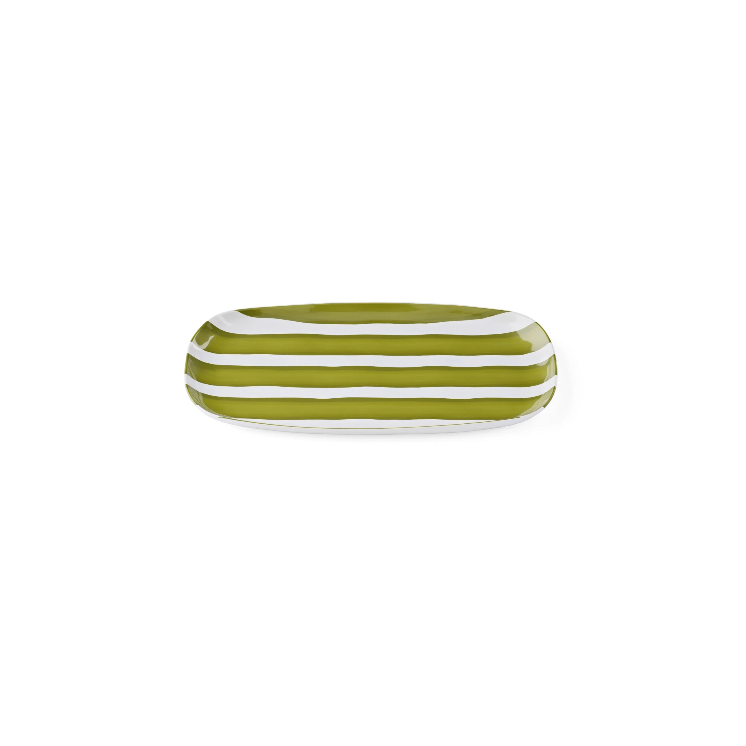 GUZZINI Vassoio M Riviera Melamina 35 x 19 Cm Bianco Verde