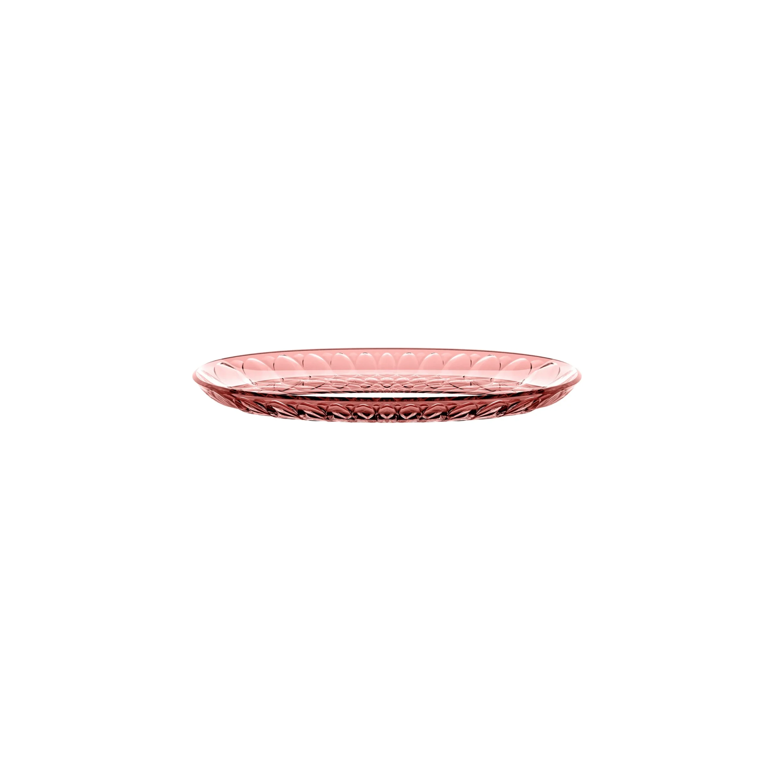 GUZZINI Vassoio Ovale Piccolo Vanity Bio-Based 32 x 19,5 Cm Rosso