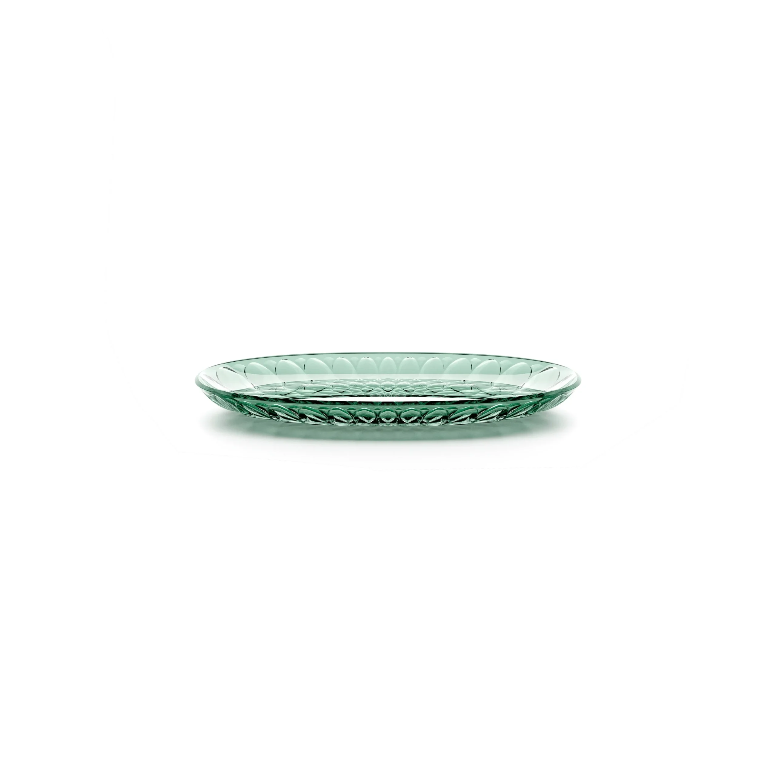 GUZZINI Vassoio Ovale Piccolo Vanity Bio-Based 32 x 19,5 Cm Verde