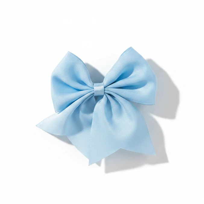 Scotton Fiocco Raso Azzurro 60×70 mm – Confezione 12 pz