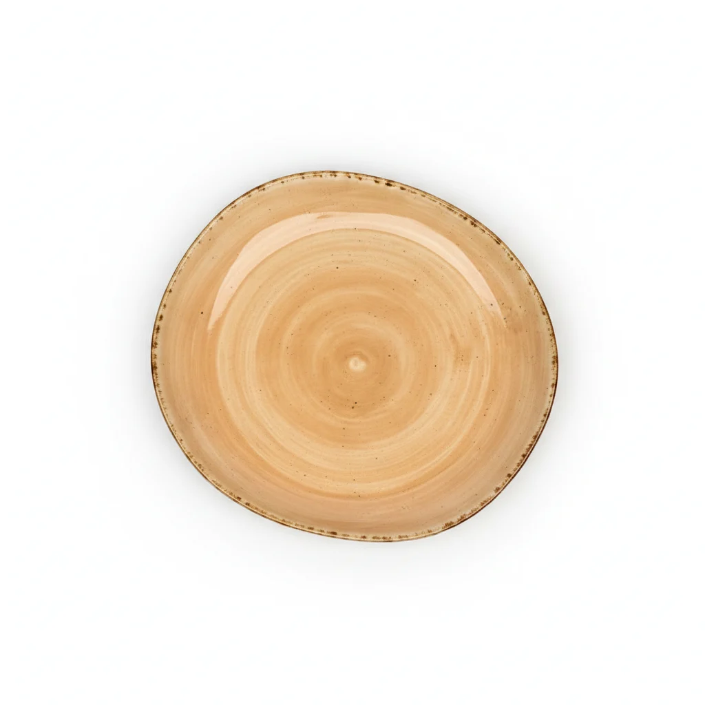 Kaleidos Zenzero Piatto Multiuso Beige Gres Porcellanato 22×20 cm
