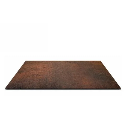 L'Arcolaio Piano HPL 70x70 Corten Climb Ruggine 10mm Made in Italy