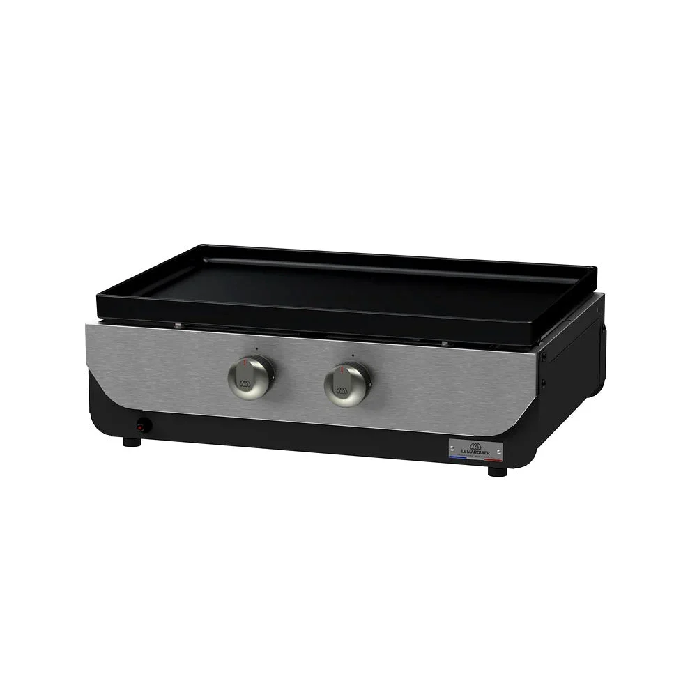 Le Marquier Plancha Elettrica Original 260 Duo in Acciaio – Barbecue a piastra