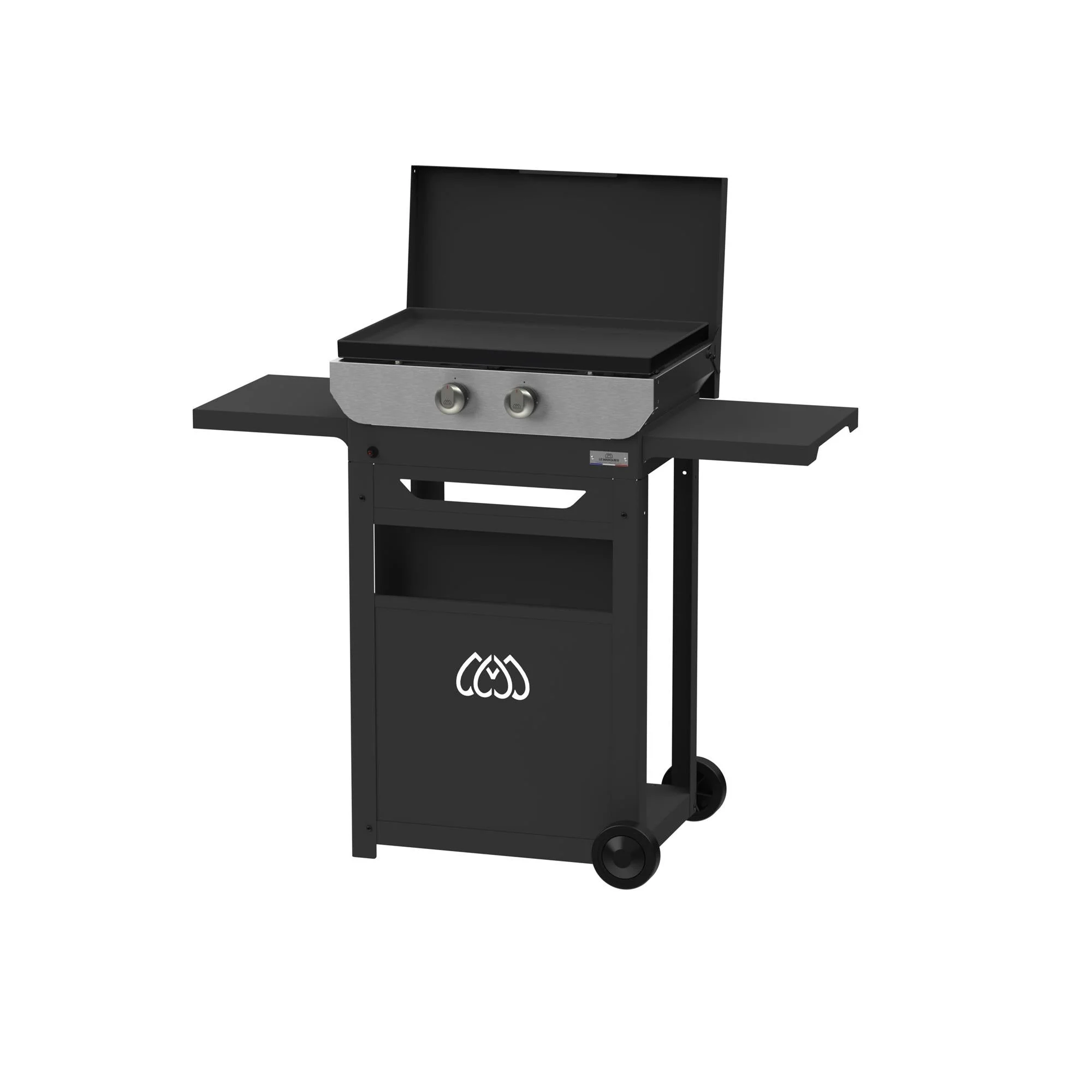 Le Marquier Original 260 Duo Plancha Carrello Edition Completa - Barbecue a piastra