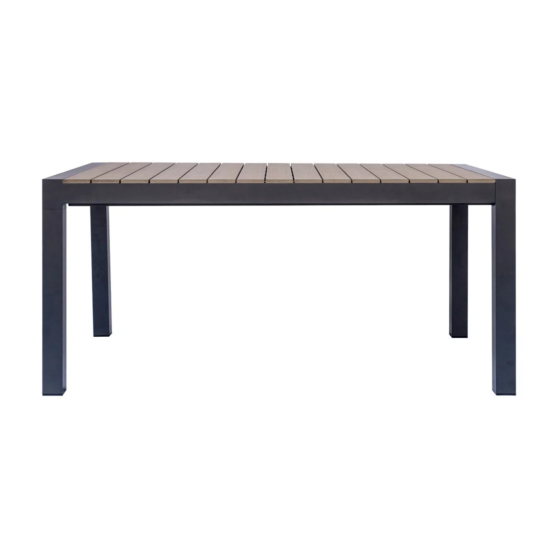Moia Greenwood Arenzano Allungabile Antracite Effetto Legno 211/276 cm
