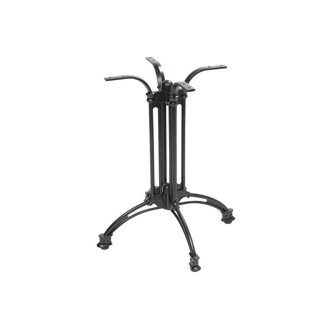 Moia Greenwood Basamento Tavolo 4 Razze Ghisa Nero Zavorrato 6 kg