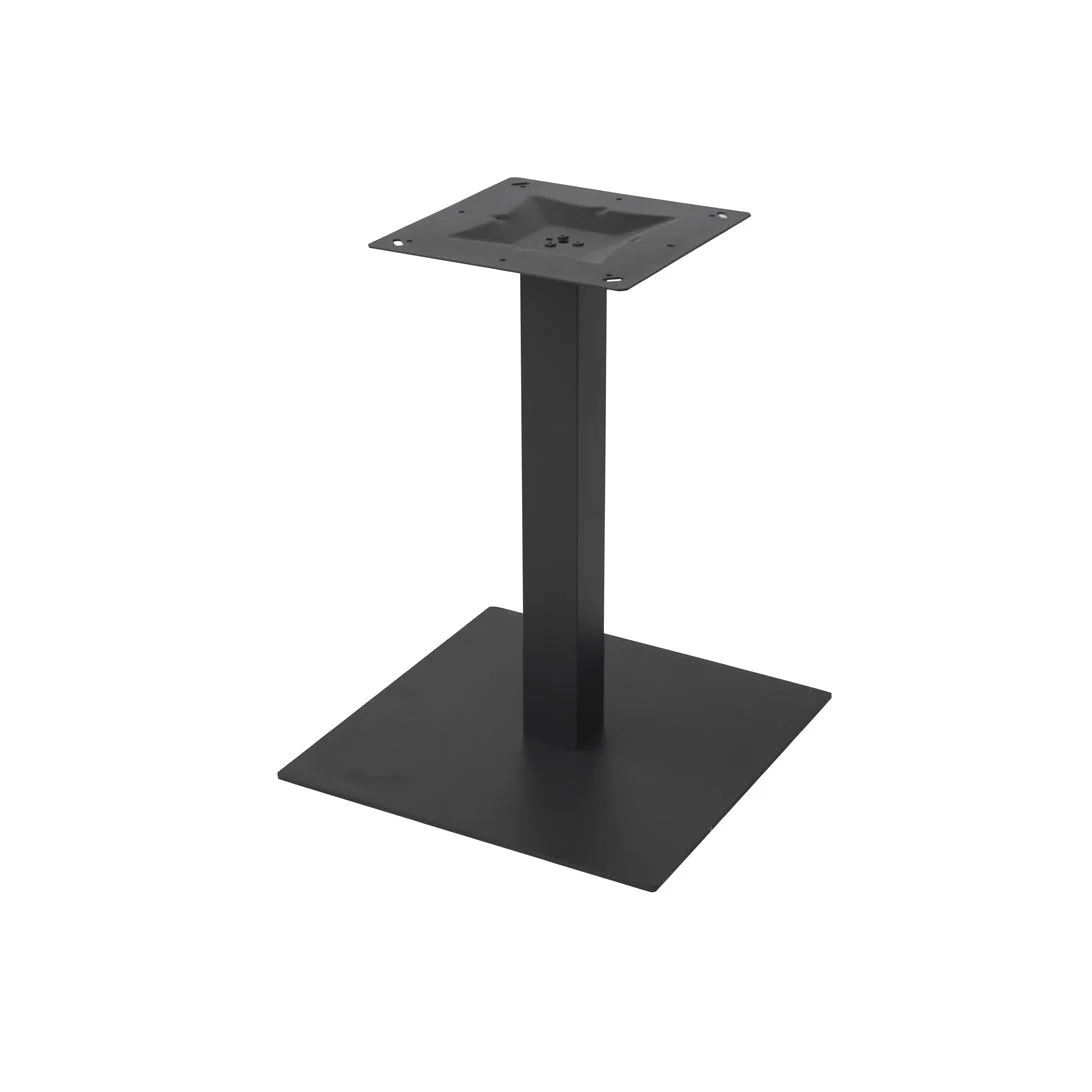 Moia Greenwood Basamento Tavolo Quadrato Acciaio Nero 55×55 cm