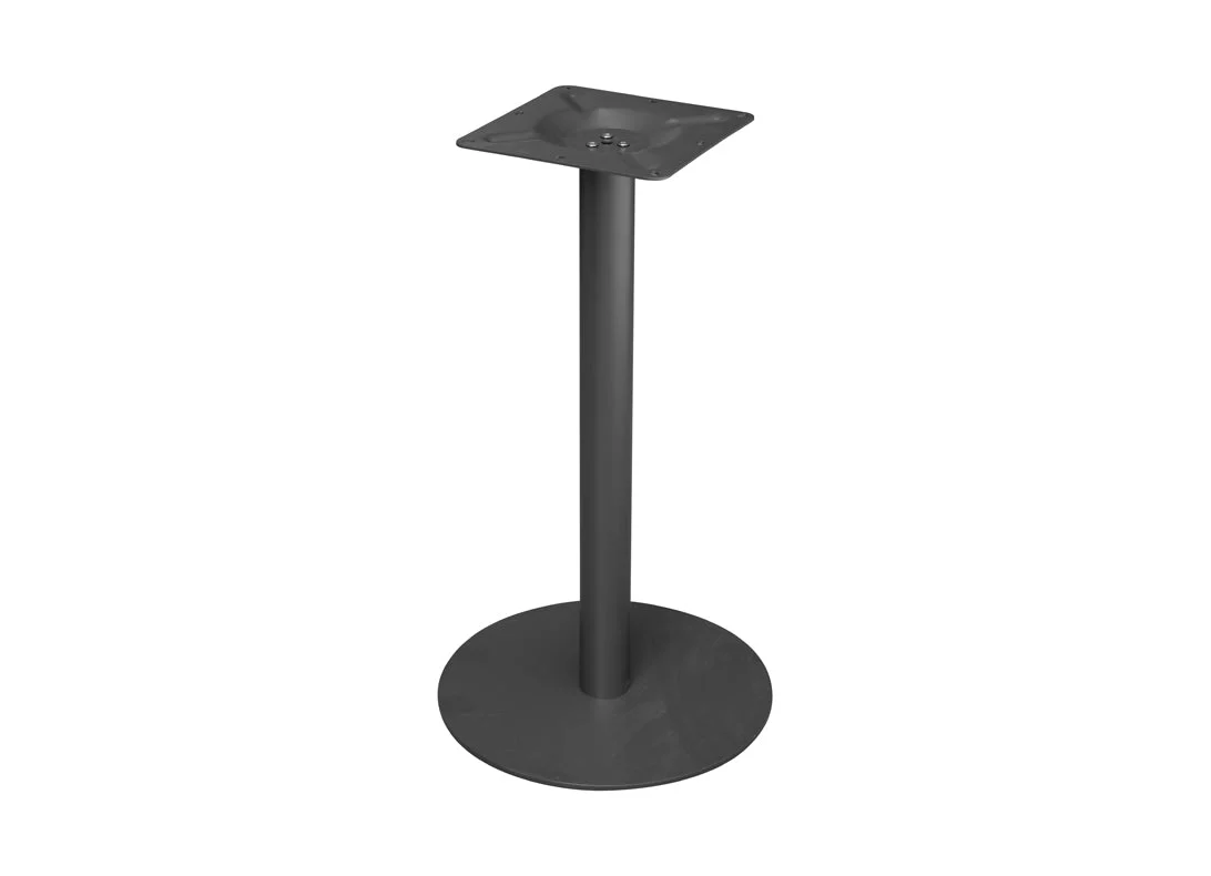 Moia Greenwood Basamento Tavolo Tondo Acciaio Antracite D 40 cm 9,5 kg