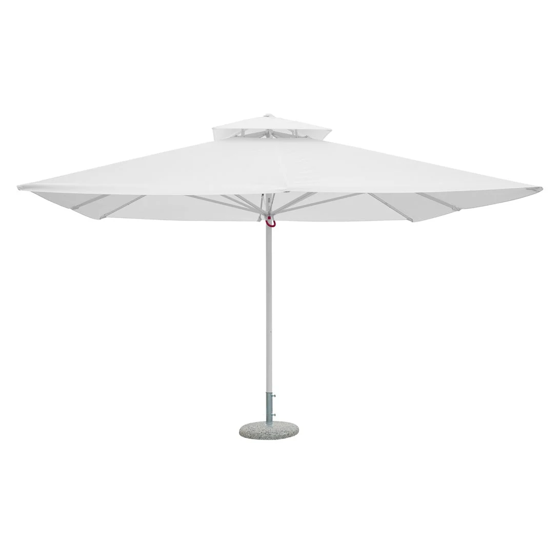 Moia Greenwood Ombrellone Push-Up 4x4 m Bianco Palo 60mm Contract