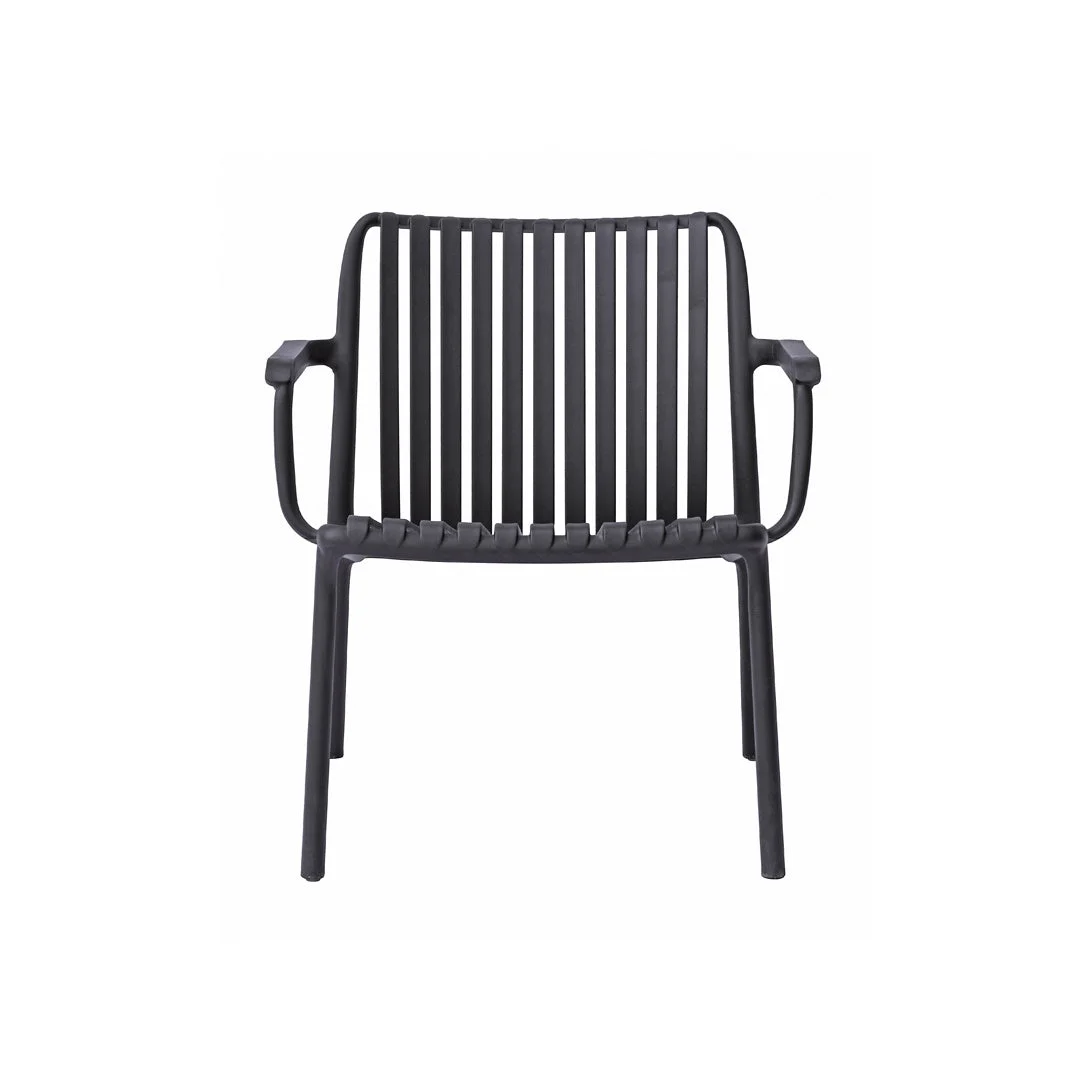 Moia Greenwood Poltrona Valencia Antracite Polipropilene 67×77