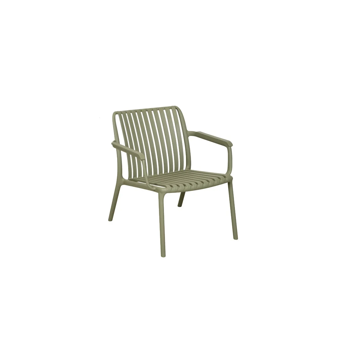 Moia Greenwood Valencia Poltrona Outdoor Verde Polipropilene