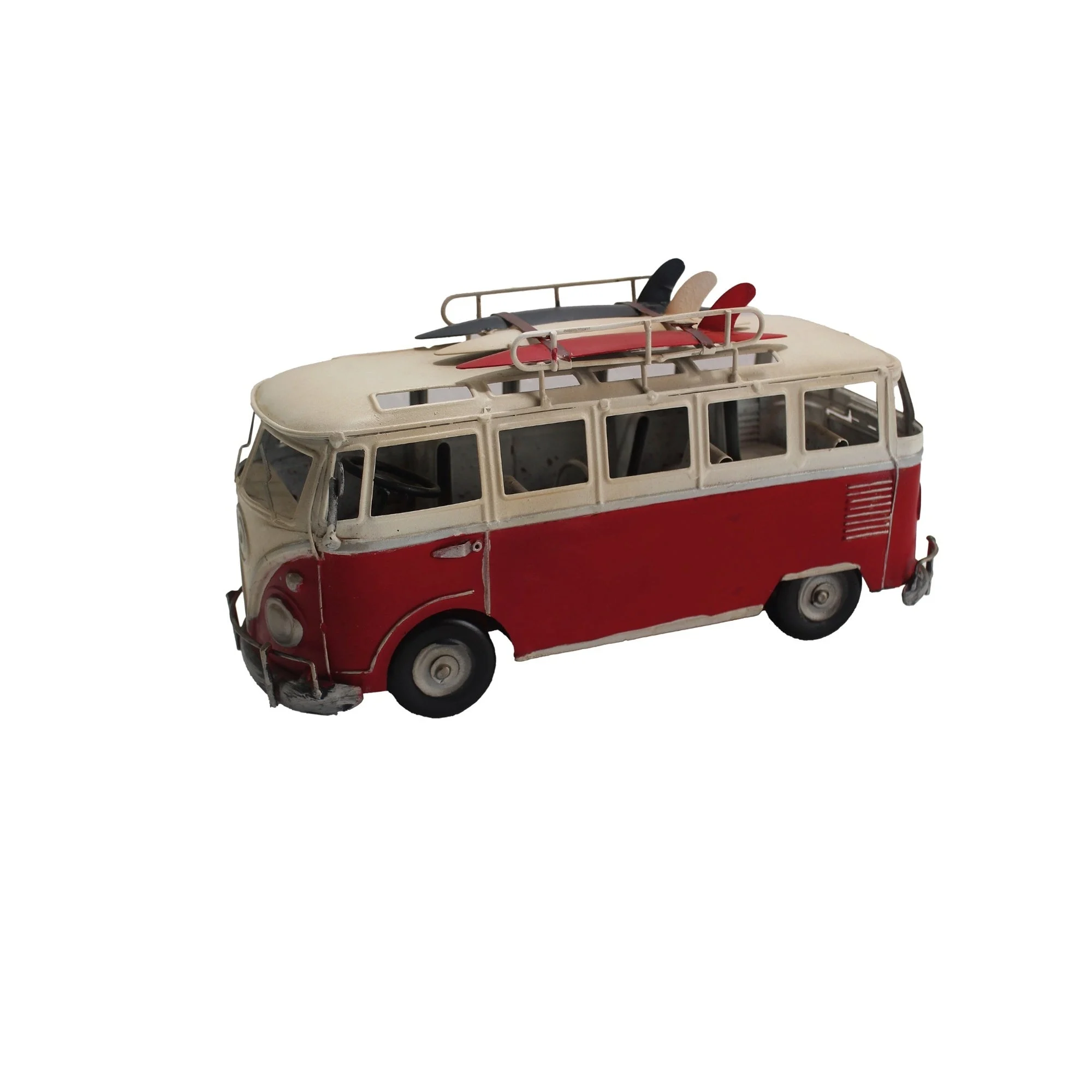 Ad Trend Decorazione Furgone Vintage in Ferro 33 x 14 x 16 Cm  Soprammobile Retrò