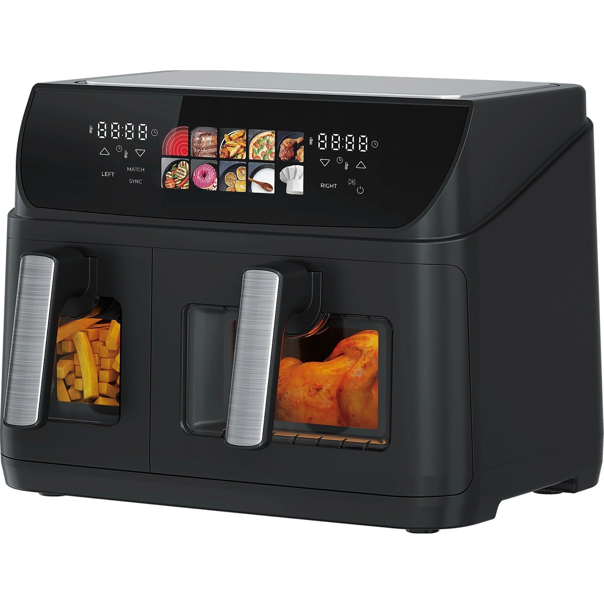 Ad Trend Friggitrice ad Aria Digitale 10L con Timer e Termostato – Air Fryer Capiente Multifunzione