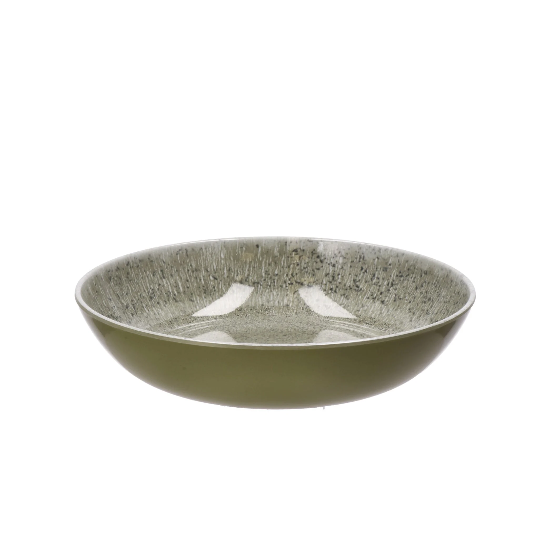 Ad Trend Piatto Fondo in Melamina D 22 Cm H 5 Cm Grigio