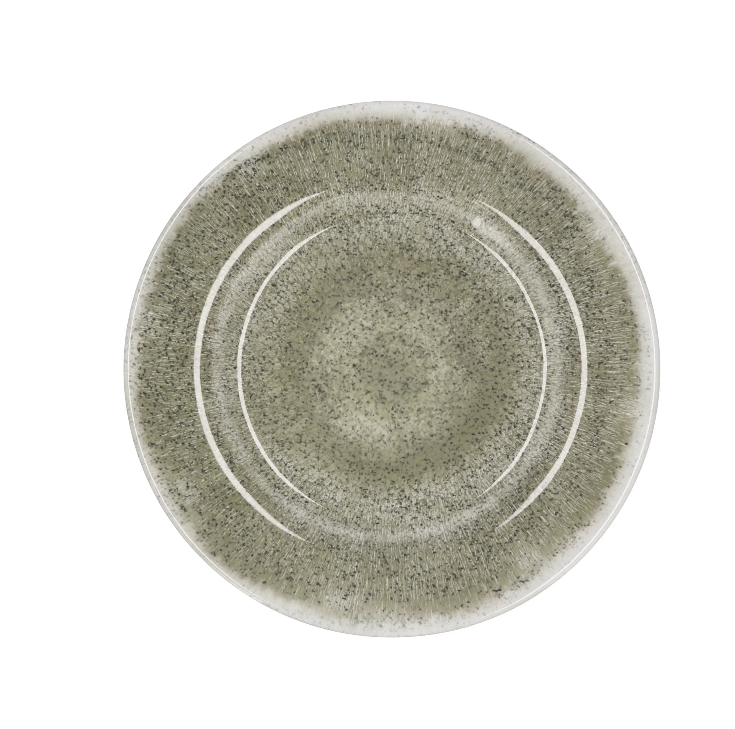Ad Trend Piatto Frutta in Melamina D 24 Cm H 3 Cm Grigio