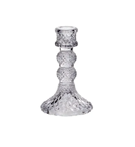 Ad Trend Portacandela in Vetro Aidan D 8 Cm H 13 Cm – Ideale Bomboniera ed Eventi