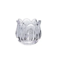 Ad Trend Portacandela T-Light in Vetro Zach a Forma di Rosa D 6,5 Cm H 5,5 Cm – Ideale Bomboniera ed Eventi
