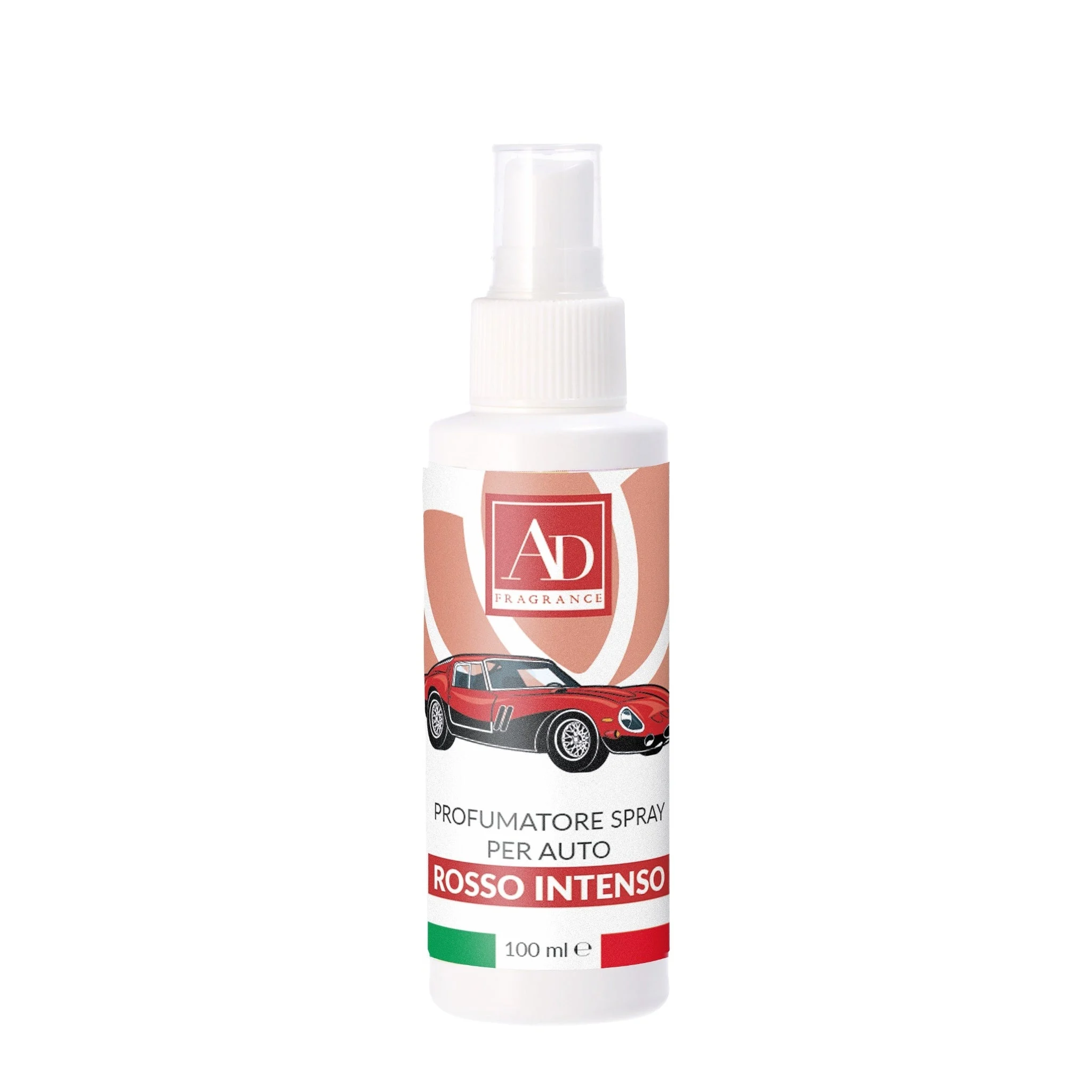 Ad Trend Profumatore Spray Auto Rosso Intenso 100 ml – Fragranza Auto Elegante e Duratura