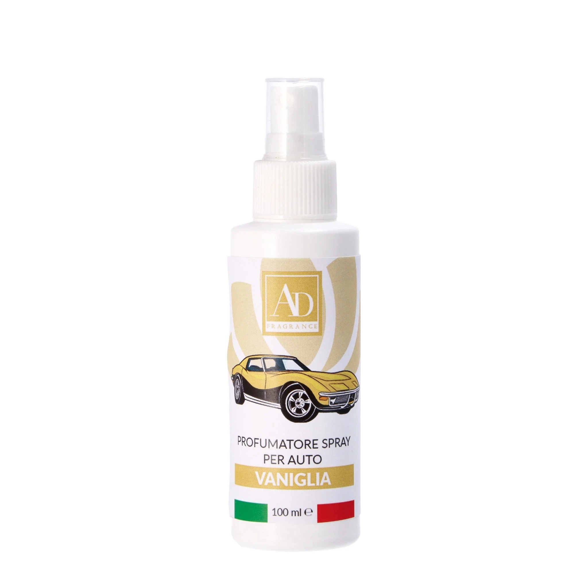 Ad Trend Profumatore Spray Auto Vaniglia 100 ml – Fragranza Dolce e Duratura per Auto