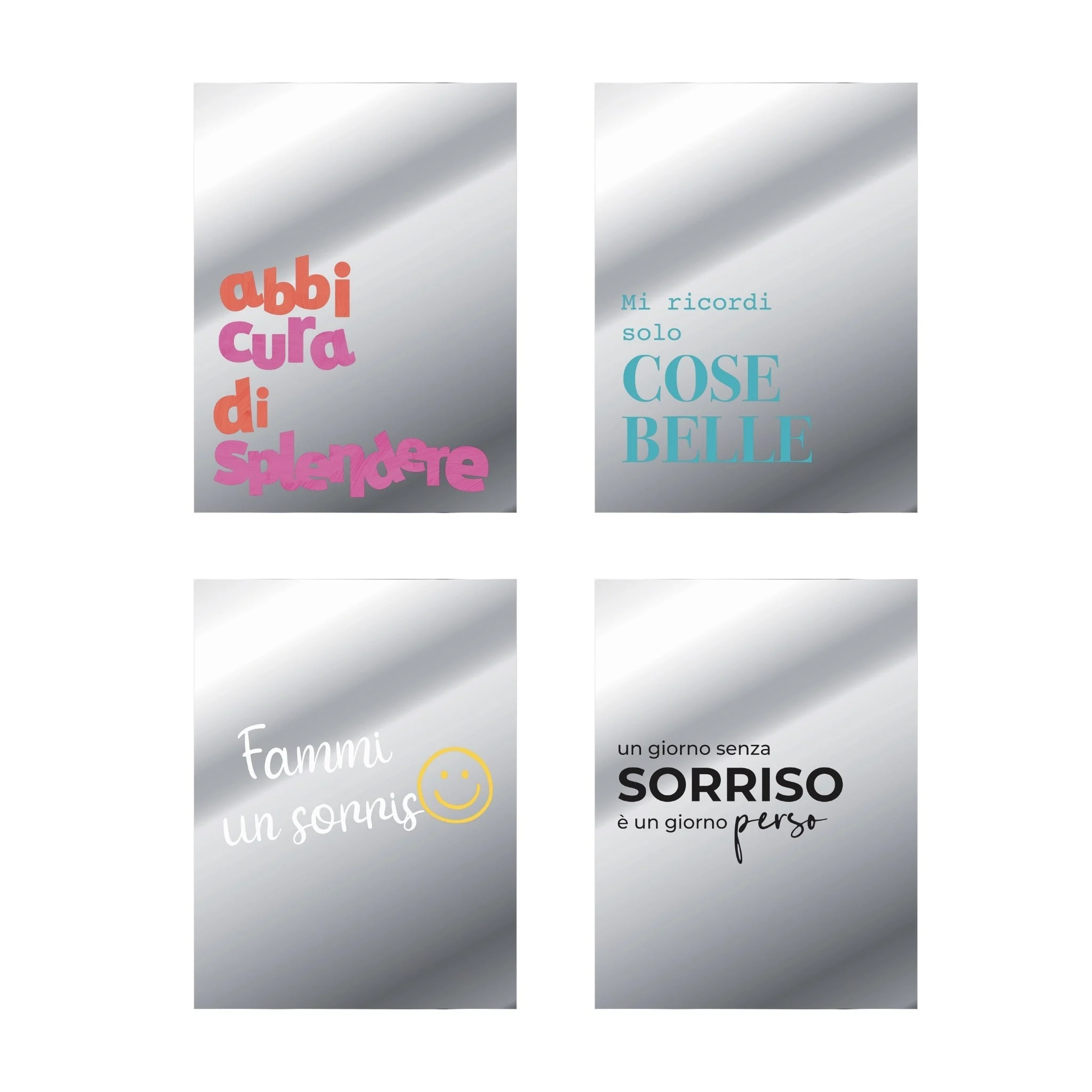 Ad Trend Specchio in Vetro 30 x 39,5 Cm Ass. – Specchio Decorativo da Parete Moderno Casa 1 Pz