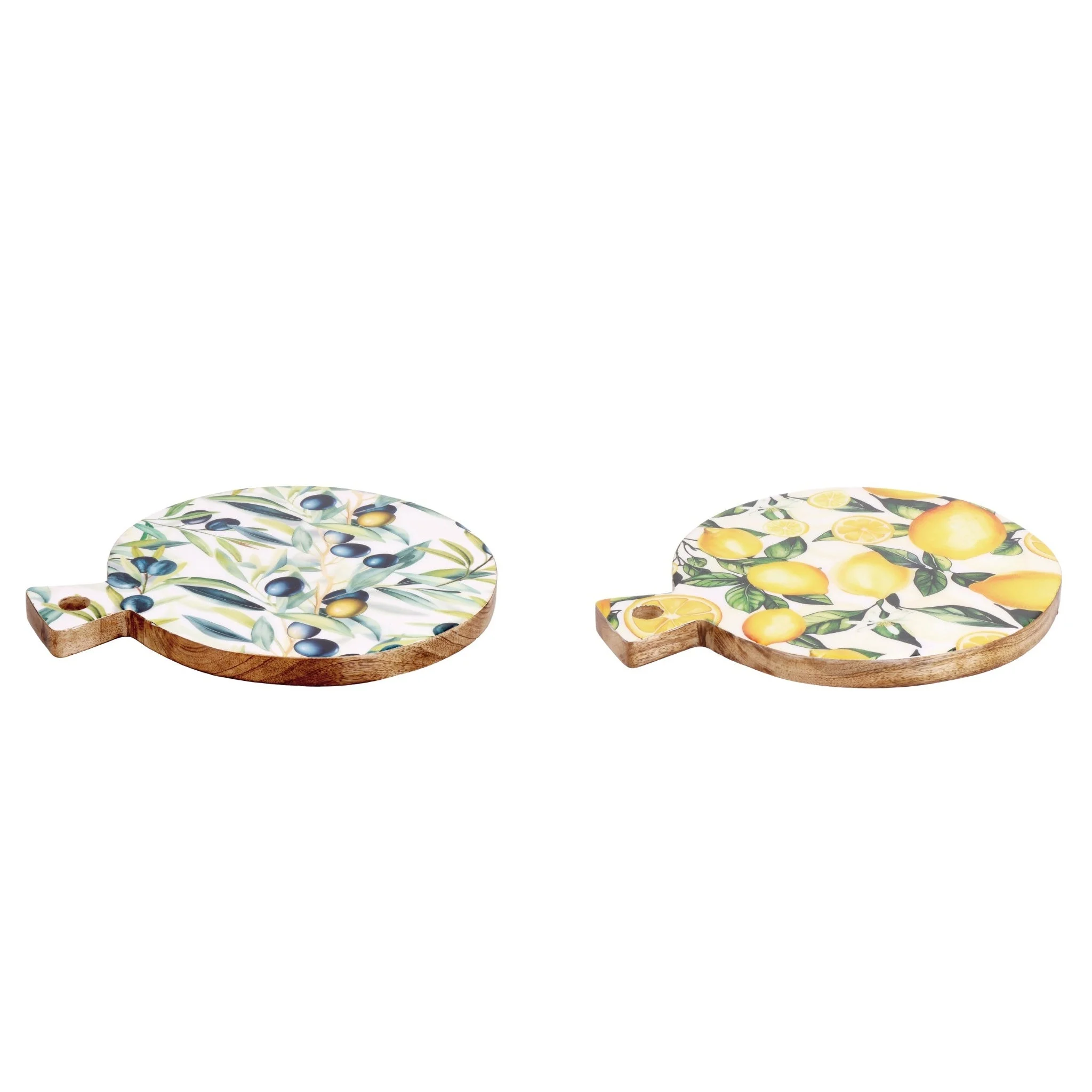 Ad Trend Vassoio con Manico Yari Ass. 39 x 29 Cm H 3 Cm Legno 1 Pz