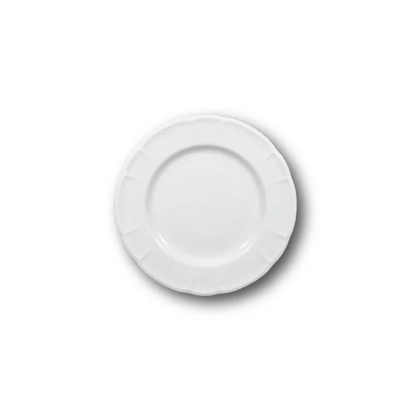 Saturnia Piatto Frutta Londra D 21 Cm Bianco – Piatto Elegante per Tavola e Cucina