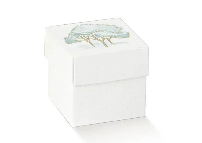 Scotton FC Scatolina Intrecci Verde Stampa Caldo 5x5x5 cm 10 pz