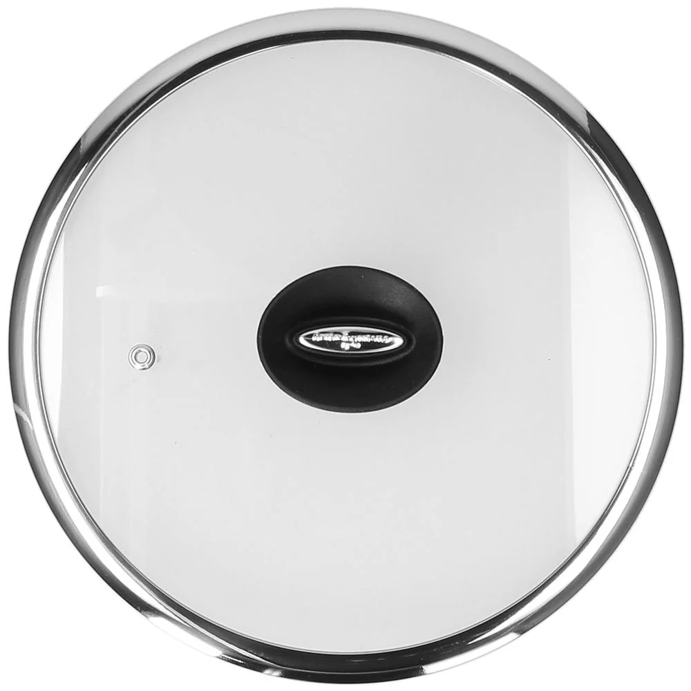 Tognana Coperchio con Foro in Vetro Trasparente D 24 Cm Linea Luxury Design