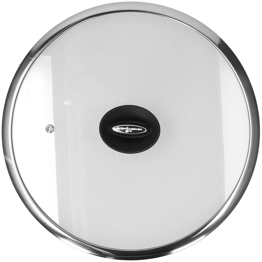 Tognana Coperchio con Foro in Vetro Trasparente D 28 Cm Linea Luxury Design