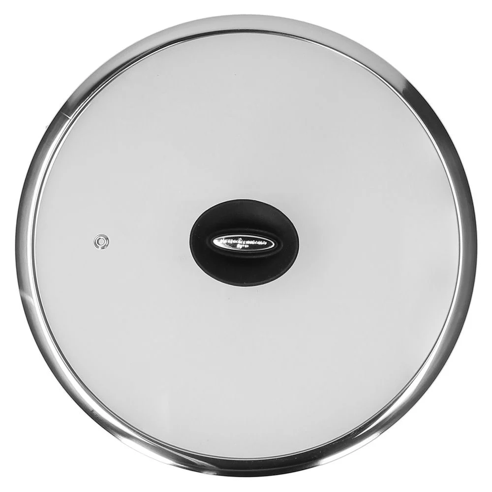 Tognana Coperchio con Foro in Vetro Trasparente D 32 Cm Linea Luxury Design