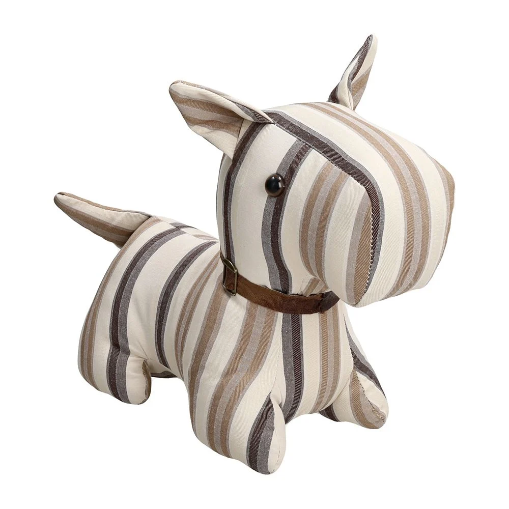 Tognana Fermaporta Cane Urban Pets H 25 Cm Poliestere Beige Marrone