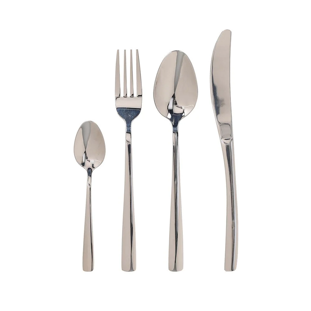 Tognana Servizio Posate Solution Shiny 24 Pz 3 Mm Acciaio Inox 18/0 Grigio
