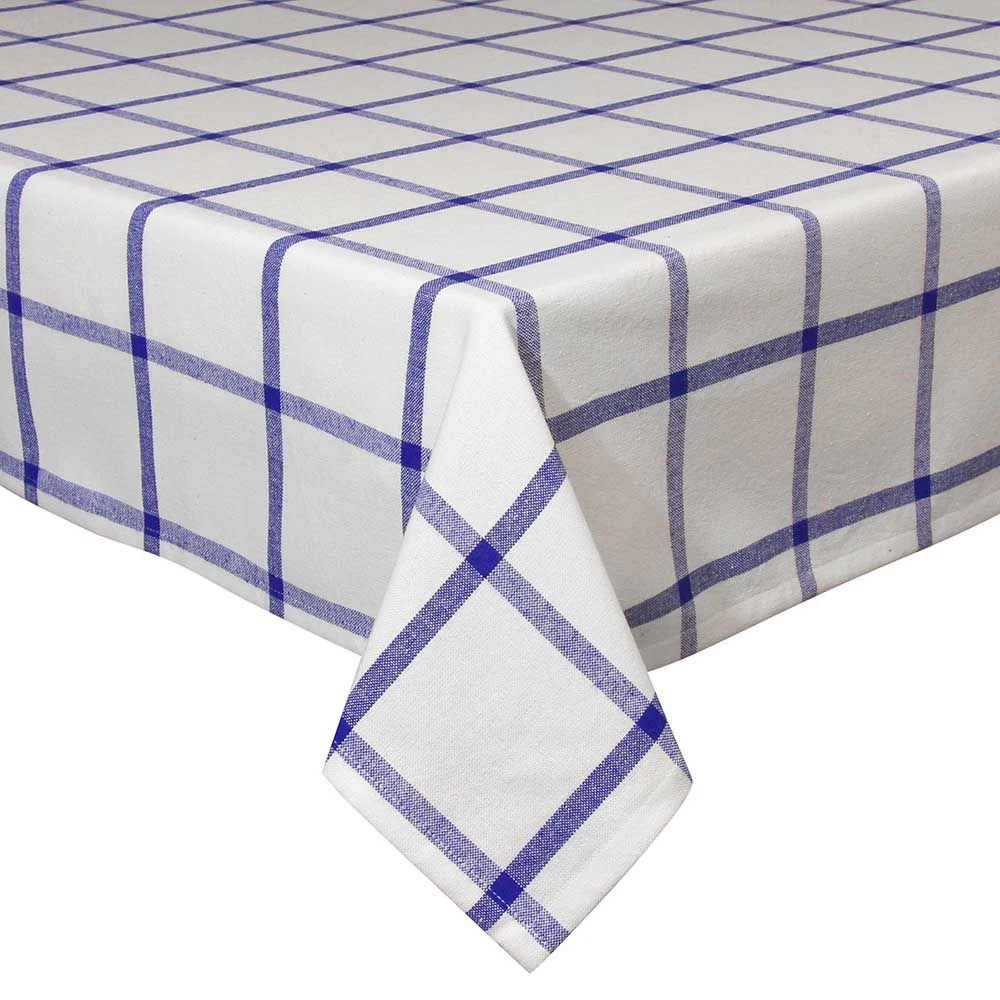 Tognana Tovaglia Picnic Blu Textile 150 x 300 Cm Bianco Blu