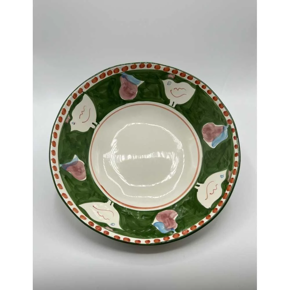 Insalatiera Ceramica Gallina Verde Ø 32 cm