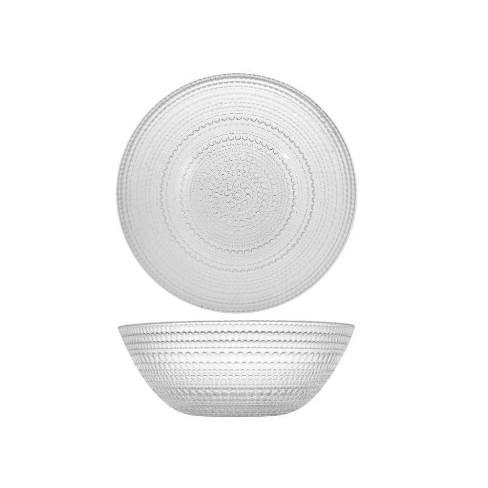 Insalatiera in Vetro Trasparente “Venere” Ø 25 cm