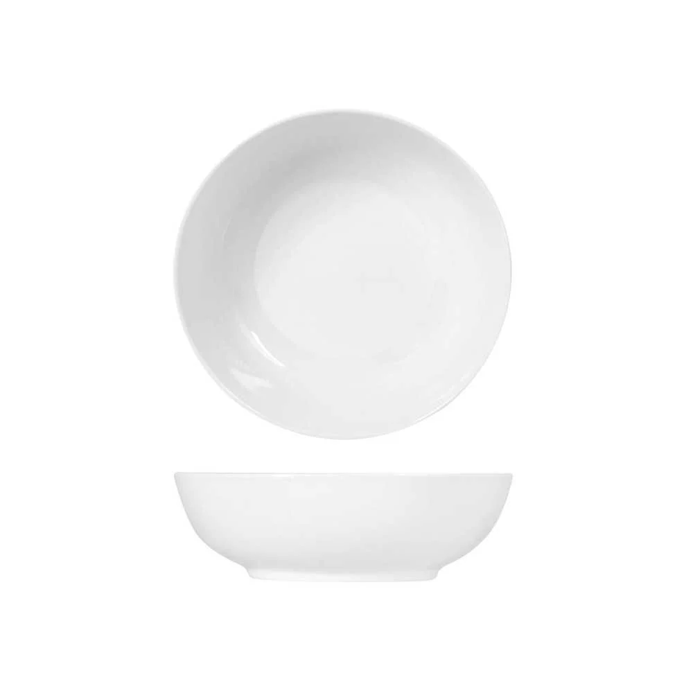 Insalatiera “Sweden” in Porcellana Bianca Ø 25 cm – Eleganza Quotidiana